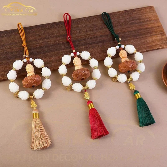 Khánh Treo Xe Liên Hoa Phật Và Đài Sen Treo Xe Ô Tô/ Trang Trí Nội Thất Xe Hơi - Vạn Sự Bình An