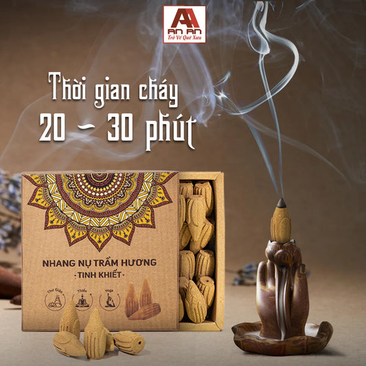 Nhang Nụ Trầm Hương Tinh Khiết An An - Hộp 39 Nụ