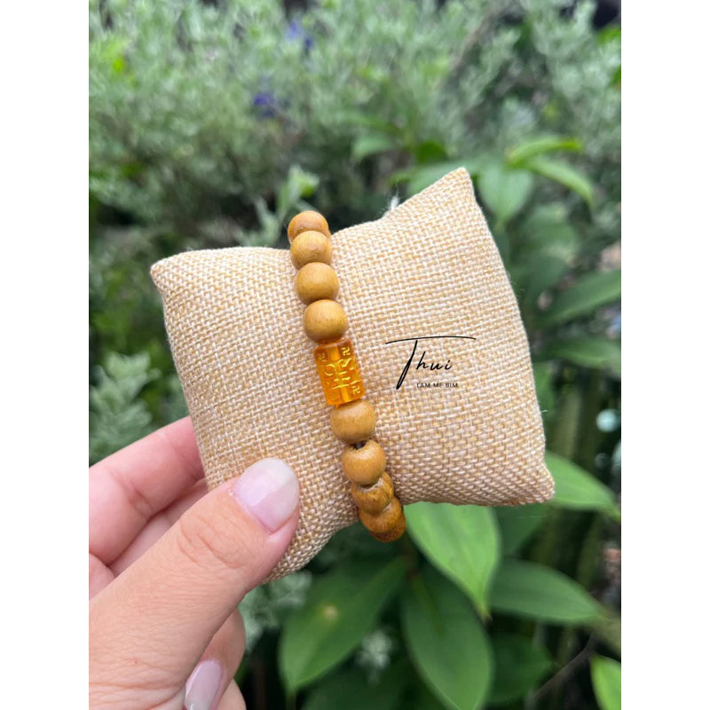 Vòng Dâu Tằm Mix Charm Omani Ngũ Sắc