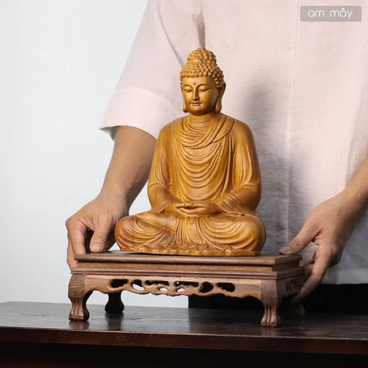 Tượng Phật Thích Ca Decor trưng bày bàn thờ, phòng thờ, góc tu tập