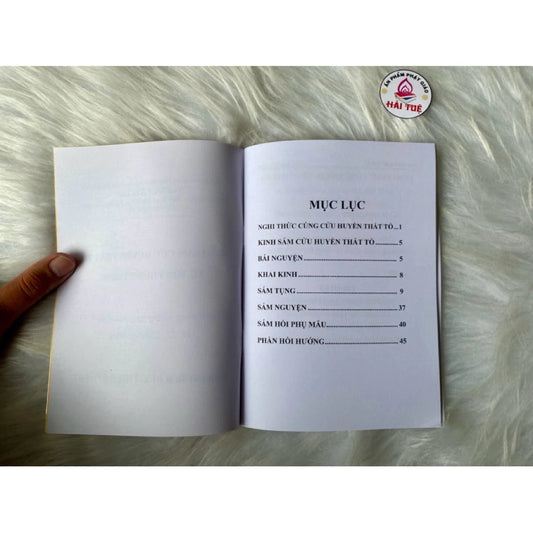 Kinh Sám Cửu Huyền Thất Tổ (bìa vàng)