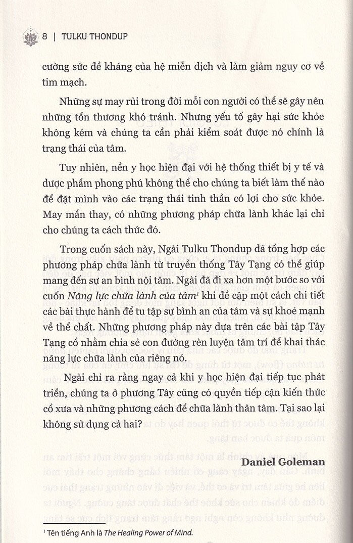 Thiền chữa lành thân và tâm