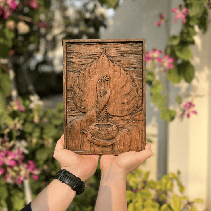 Tranh Gá»— An Láº¡c â€“ Decor TÃ¢m Linh BÃ¬nh An, Tranh Pháº­t GiÃ¡o Treo BÃ n/PhÃ²ng Thiá»n, QuÃ Táº·ng Ã NghÄ©a