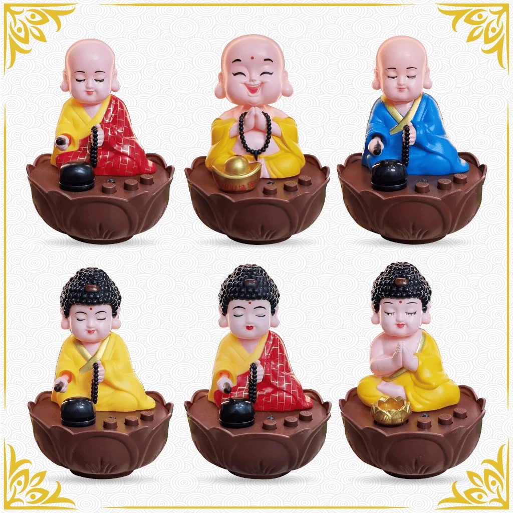 [Loa Nghe Kinh] Tượng Phật Chú Tiểu / Phật Như Lai Gõ Mõ Tụng Kinh Có 6 Bài Nhạc