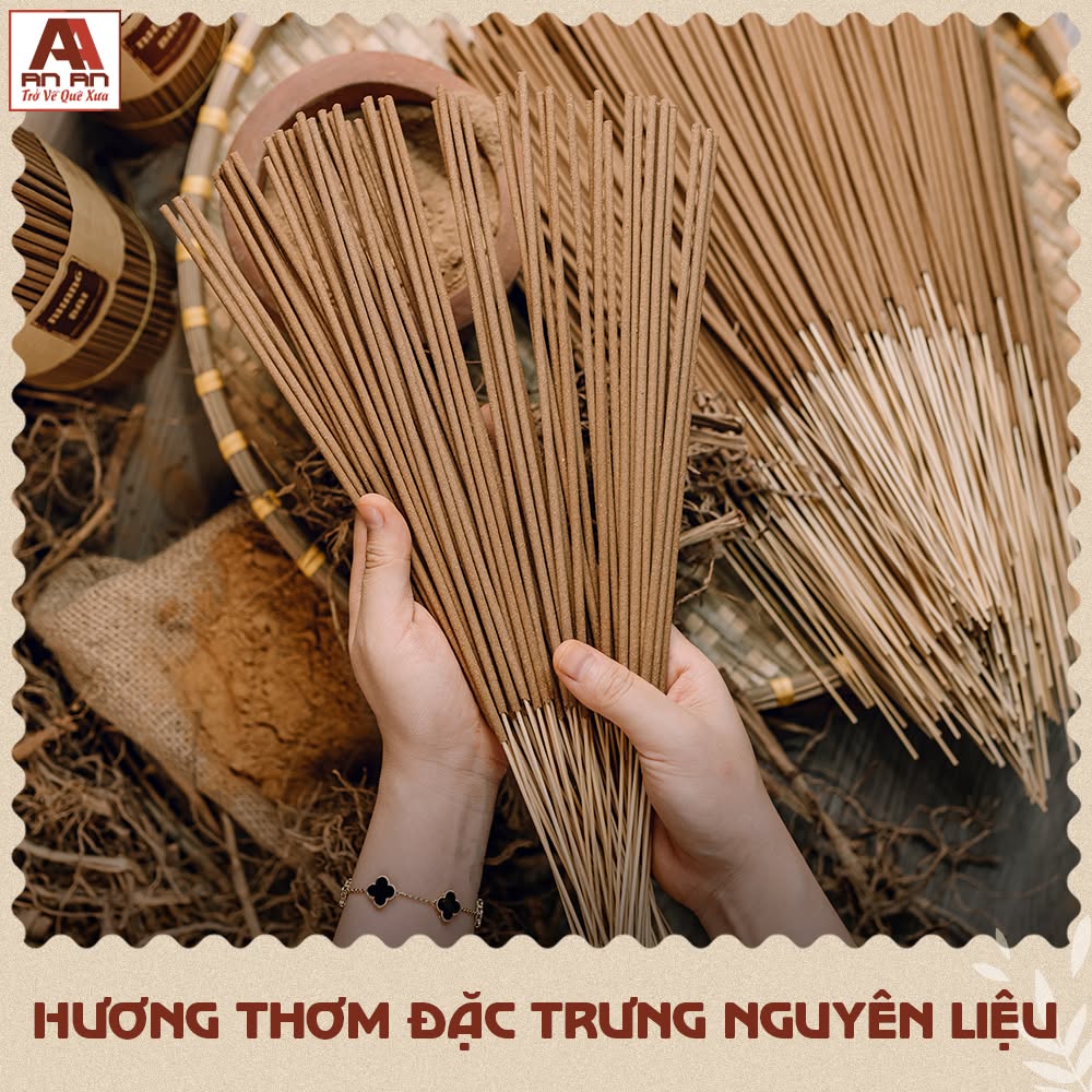 Combo 5 hộp nhang sạch tinh khiết An An - Hộp 100 nén (30cm)