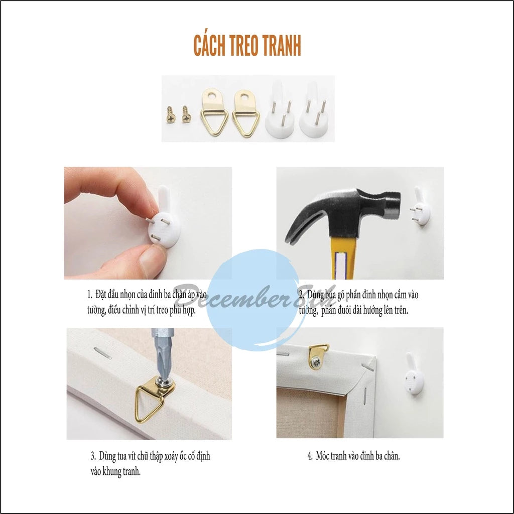 [2] Tranh Số Hoá Phật giáo đã căng khung 20x20cm