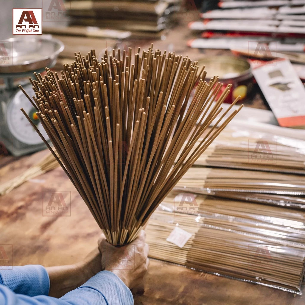 Nhang Sạch Quế Chi Tự Nhiên An An - Hộp 100 Nén (30cm)