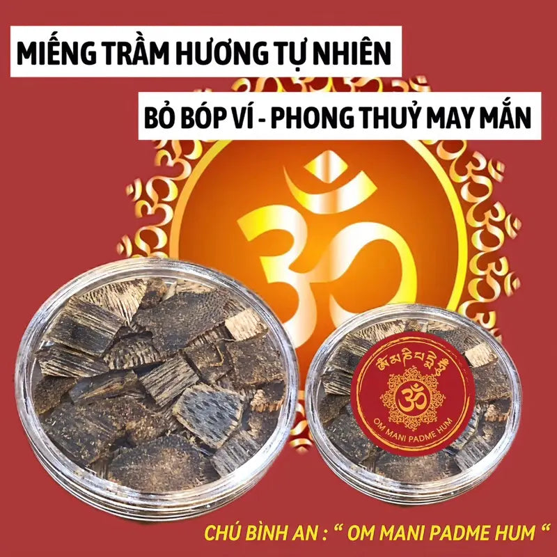 Hộp Trầm Chú “ OM MANI PADME HUM" - Đã Thỉnh