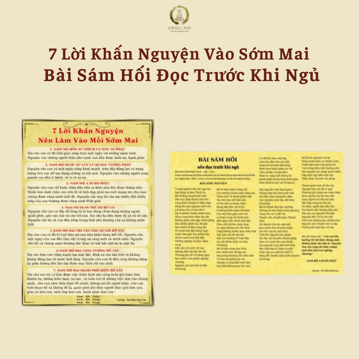 Tờ 7 Lời Khấn Nguyện Hằng Ngày + Bài Sám Hối
