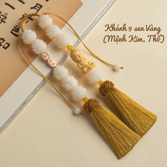 Khánh Treo Xe 9 Liên Hoa Treo Xe Ô Tô/ Trang Trí Nội Thất Xe Hơi