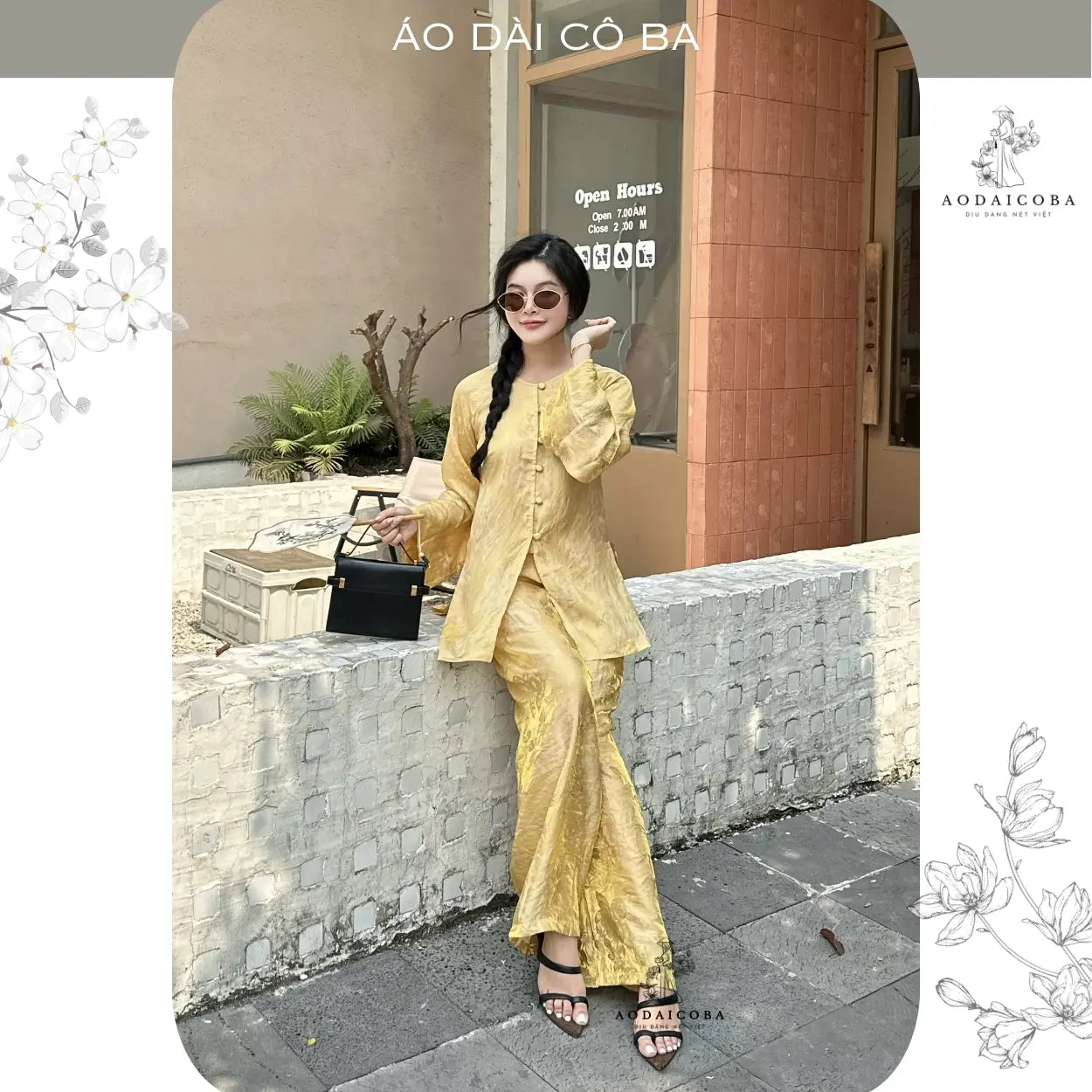 (Có size lớn) Pháp Phục Bà Ba Như Ý Gấm Tằm Form Rộng