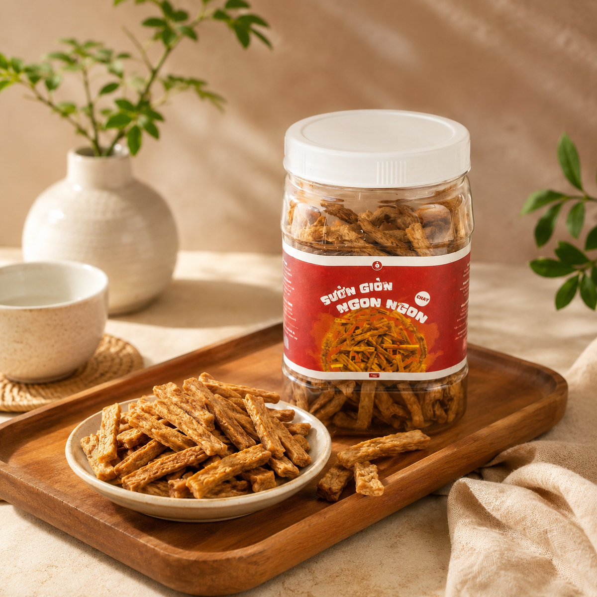 Sườn Chay Giòn Ngon Ngon - Sườn Nướng Không Chiên - A03