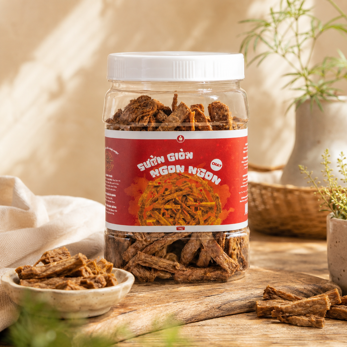 Sườn Chay Giòn Ngon Ngon - Sườn Nướng Không Chiên - A03