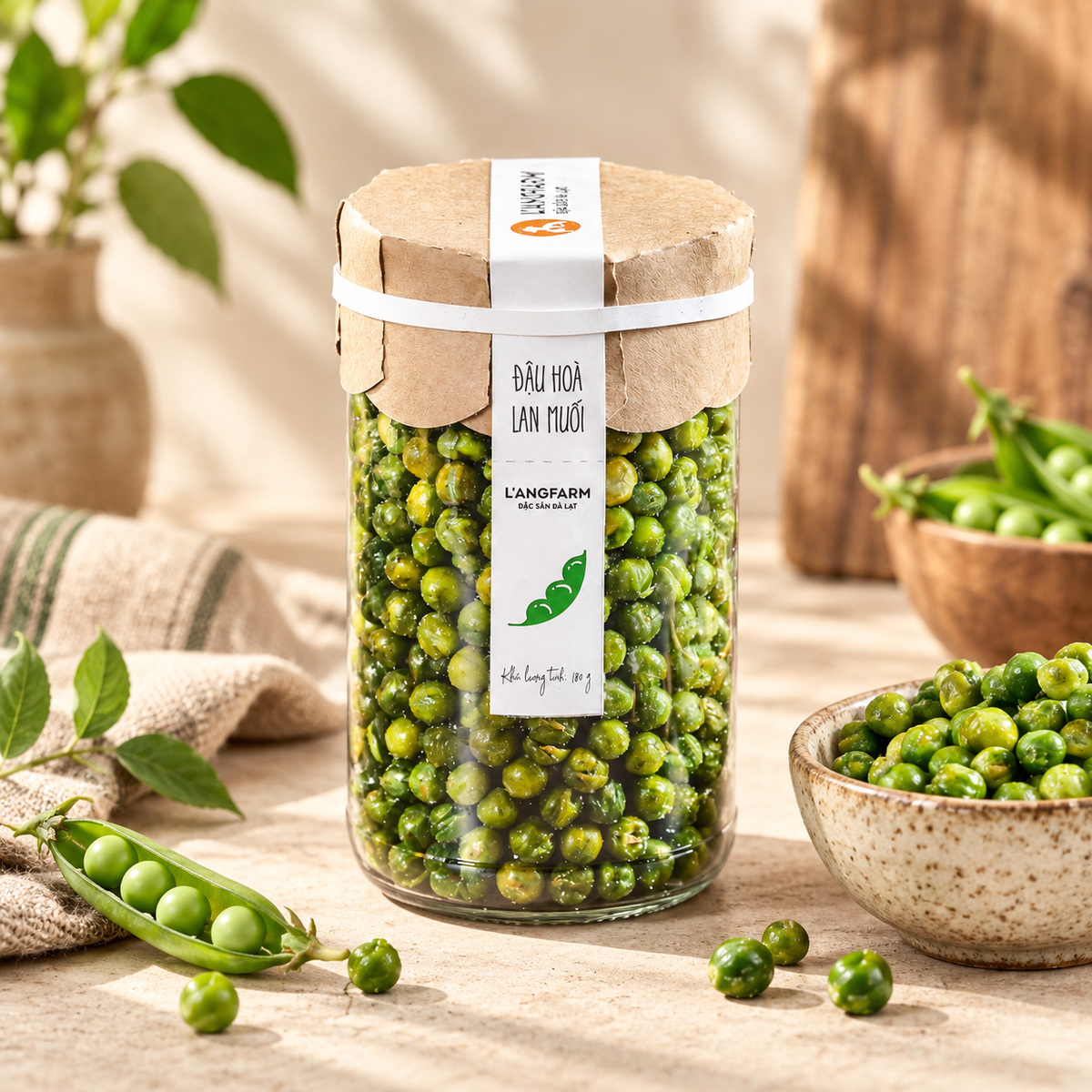 Đậu hoà lan muối Langfarm - Món ăn vặt ưa thích - A23