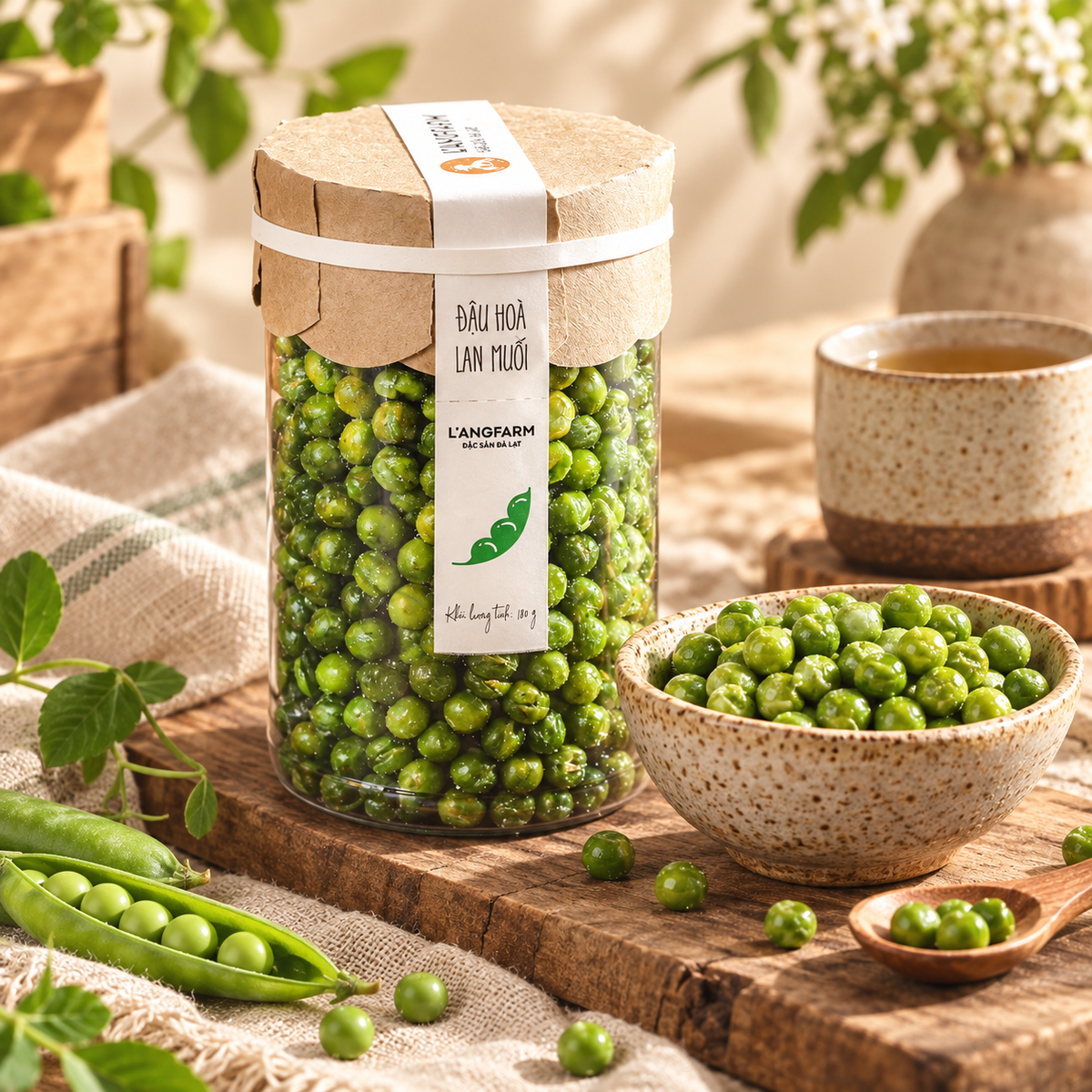 Đậu hoà lan muối Langfarm - Món ăn vặt ưa thích - A23