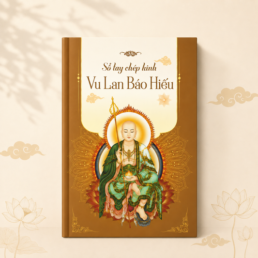 [Sale mùa Vu Lan] Combo 3 cuốn chép kinh: Vu Lan Báo Hiếu + Cầu An + A Di Đà Cao Cấp Anan