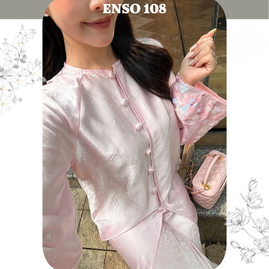 (CÓ SIZE LỚN) PPMC Pháp phục lụa phối tay ren sang trọng, form suông dáng bà ba, thanh lịch đi lễ Tết, Lễ chùa