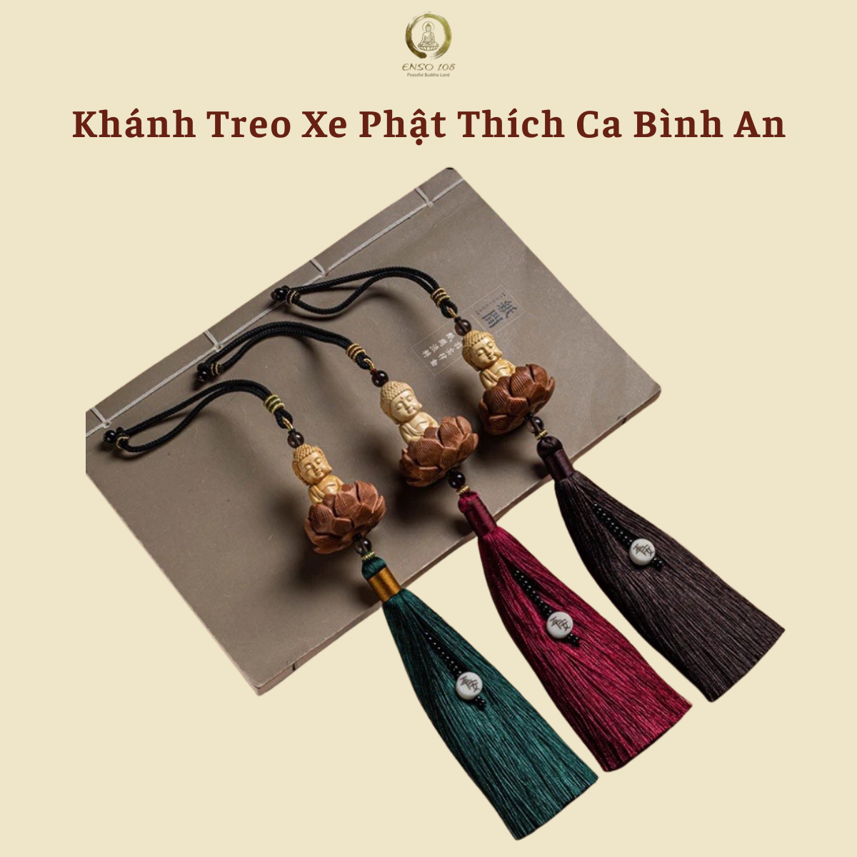 Khánh Treo Xe Phật Thích Ca Bình An
