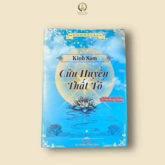 Kinh Sám Cửu Huyền Thất Tổ - Khổ A4 - Tặng Kèm Lời Khấn Nguyện Con Cái - Cha Mẹ