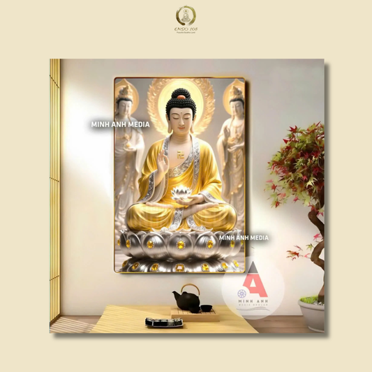 P06 - Tranh tráng gương Phật Bồ Tát