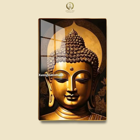 P09 - Tranh tráng gương Phật diện