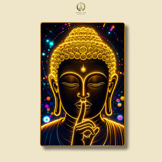 P15 - Tranh tráng gương Phật im lặng