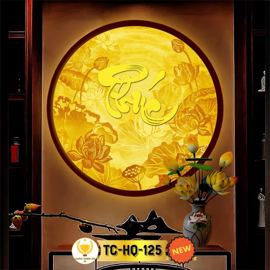 Đèn Hào Quang Trúc Chỉ Chân Thiện Mỹ [Mã TC-HQ-125]