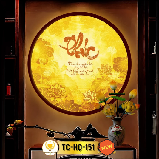 Đèn Hào Quang Trúc Chỉ Chân Thiện Mỹ [Mã TC-HQ-151]