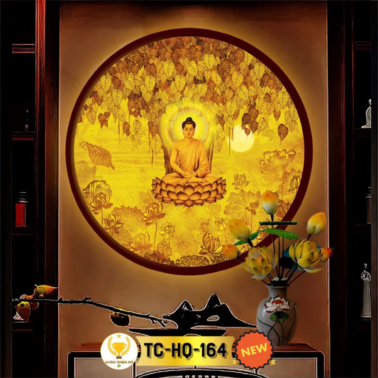 Đèn Hào Quang Trúc Chỉ Chân Thiện Mỹ [Mã TC-HQ-164]