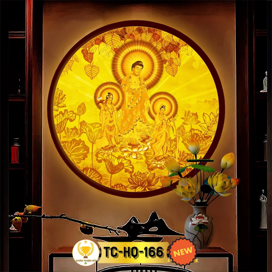 Đèn Hào Quang Trúc Chỉ Chân Thiện Mỹ [Mã TC-HQ-166]