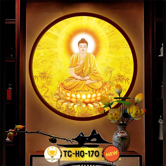 Đèn Hào Quang Trúc Chỉ Chân Thiện Mỹ [Mã TC-HQ-170]