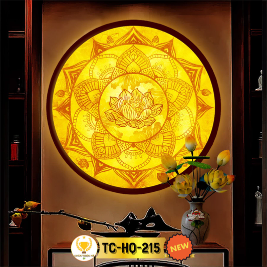 Đèn Hào Quang Trúc Chỉ Chân Thiện Mỹ [Mã TC-HQ-215]