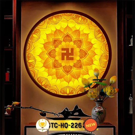 Đèn Hào Quang Trúc Chỉ Chân Thiện Mỹ [Mã TC-HQ-226]