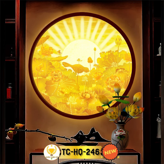 Đèn Hào Quang Trúc Chỉ Chân Thiện Mỹ [Mã TC-HQ-246]