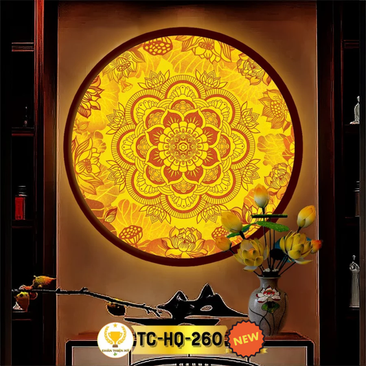Đèn Hào Quang Trúc Chỉ Chân Thiện Mỹ [Mã TC-HQ-260]