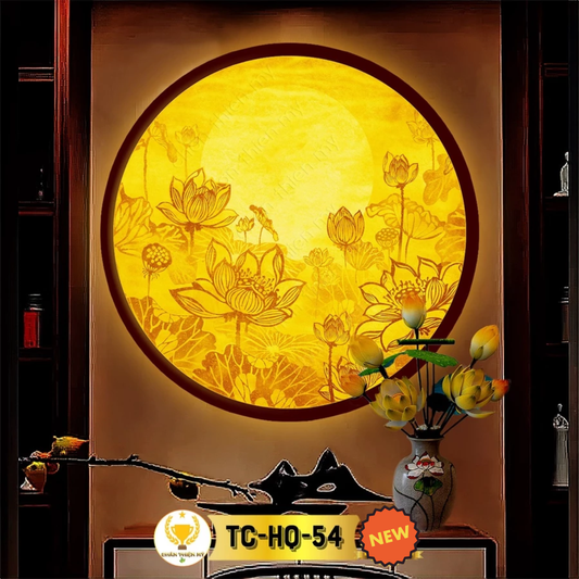 Đèn Hào Quang Trúc Chỉ Chân Thiện Mỹ [Mã TC-HQ-54]