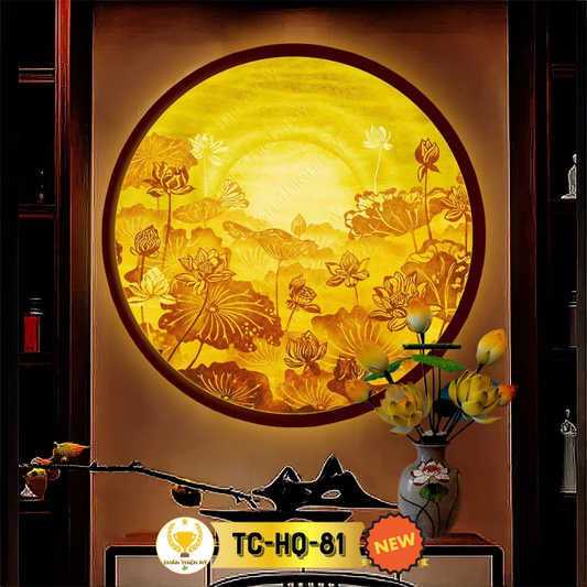Đèn Hào Quang Trúc Chỉ Chân Thiện Mỹ [Mã TC-HQ-81]