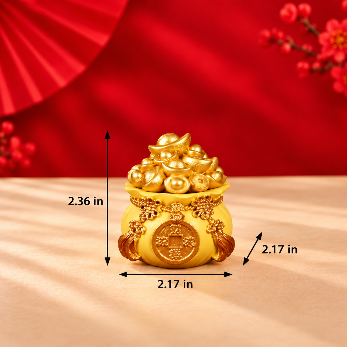 Combo 3 Hũ Đựng Muối Gạo Nước "Tài Lộc Phong Thủy"