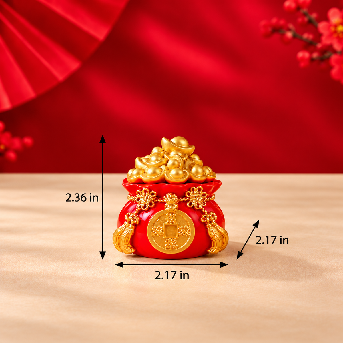 Combo 3 Hũ Đựng Muối Gạo Nước "Tài Lộc Phong Thủy"