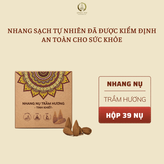 Nhang Nụ Trầm Hương Tinh Khiết An An - Hộp 39 Nụ