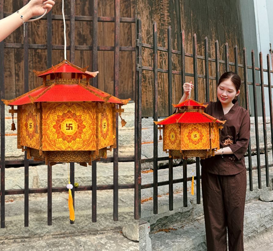 [50cm] Lồng Đèn Phật Giáo "Lục Diện Linh Đăng"