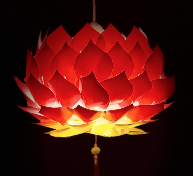 [45cm] Lồng Đèn "Thiên Diệp Liên Hoa' - Sen Nghìn Cánh
