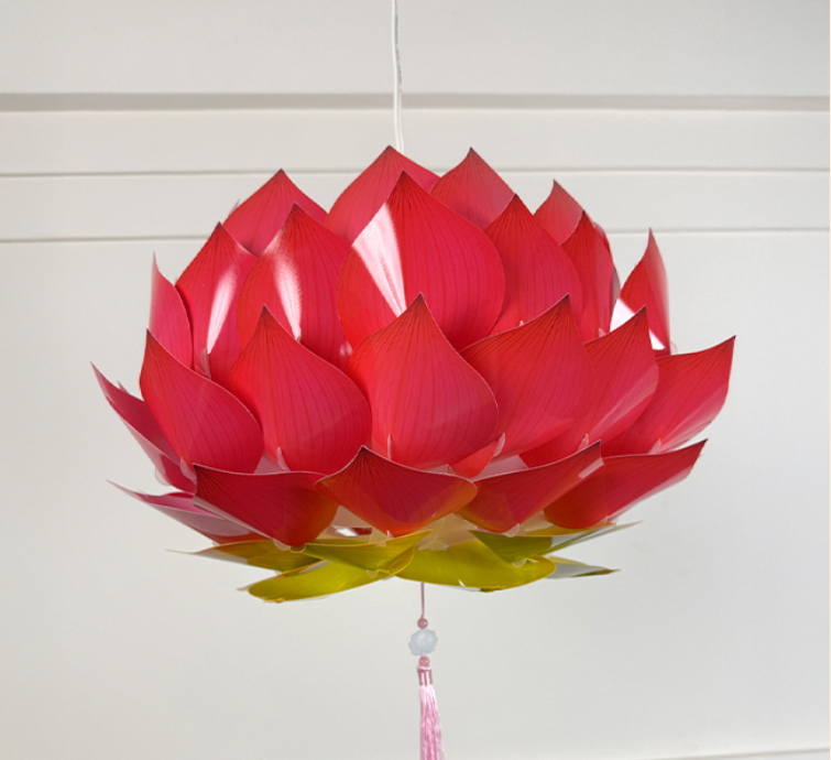 [45cm] Lồng Đèn "Thiên Diệp Liên Hoa' - Sen Nghìn Cánh