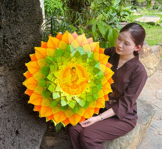 [70cm] Lồng Đèn Bồ Đề Hào Quang Phật Giáo