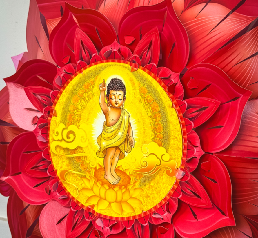 Lồng Đèn Hoa Sen Hào Quang