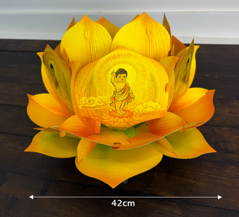 [42cm] Lồng Đèn Hoa Sen Cỡ Lớn