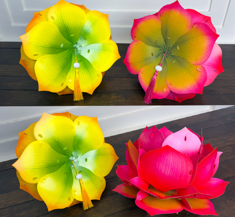 [42cm] Lồng Đèn Hoa Sen Cỡ Lớn