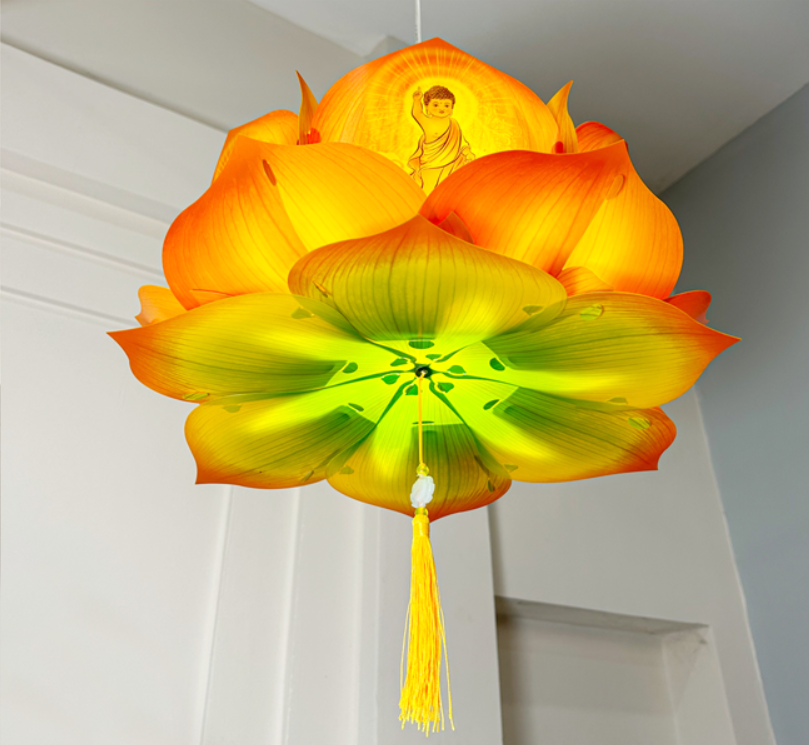 [42cm] Lồng Đèn Hoa Sen Cỡ Lớn