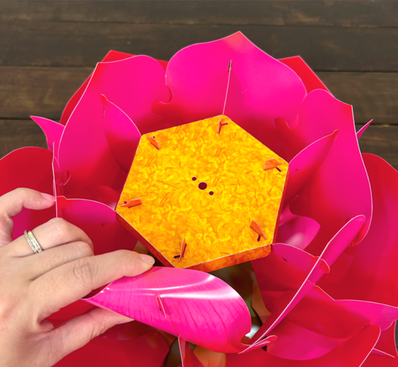 [42cm] Lồng Đèn Hoa Sen Cỡ Lớn