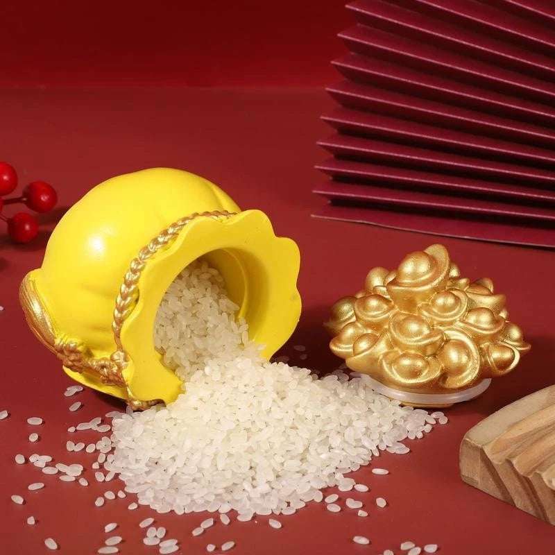 Combo 3 Hũ Đựng Muối Gạo Nước "Tài Lộc Phong Thủy"